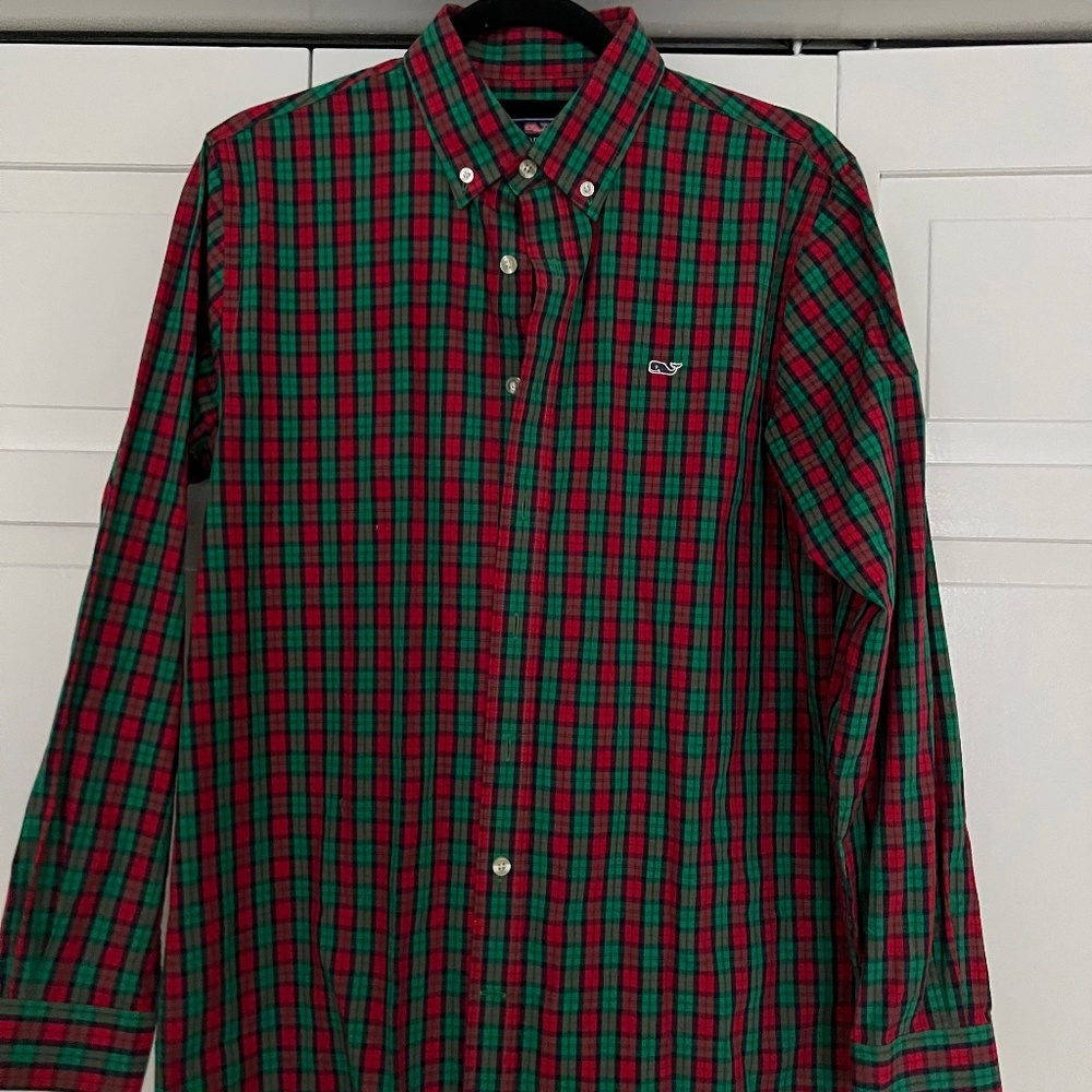 Vineyard Vines Whale Shirt boys size XL (18)